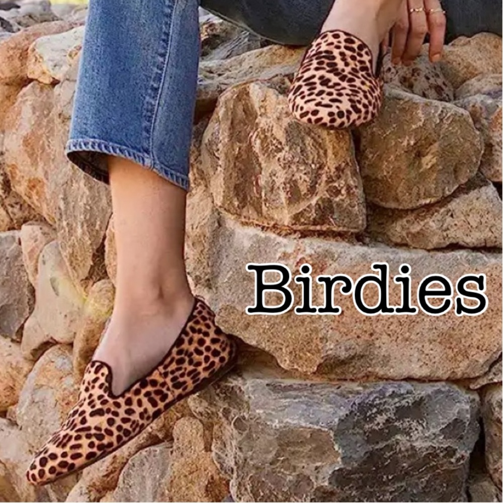 Birdies Starling Classic Cheetah Print Flats Size 6.5